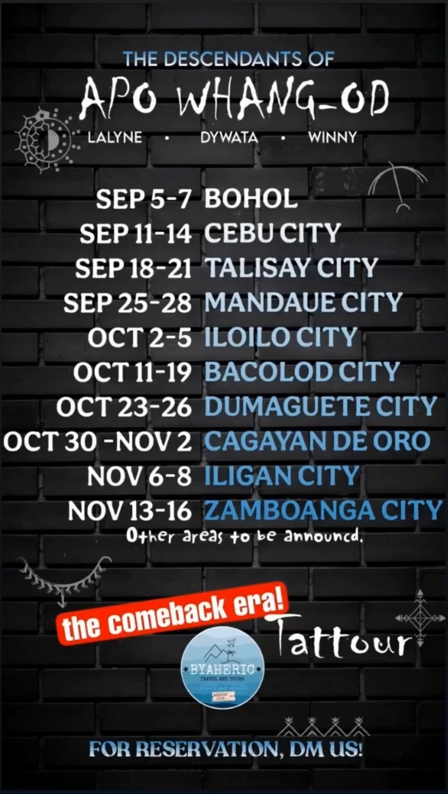 Traditional Filipino Tattoo Tour: Philippines  - September 5 to November 16, 2025 - RSVP